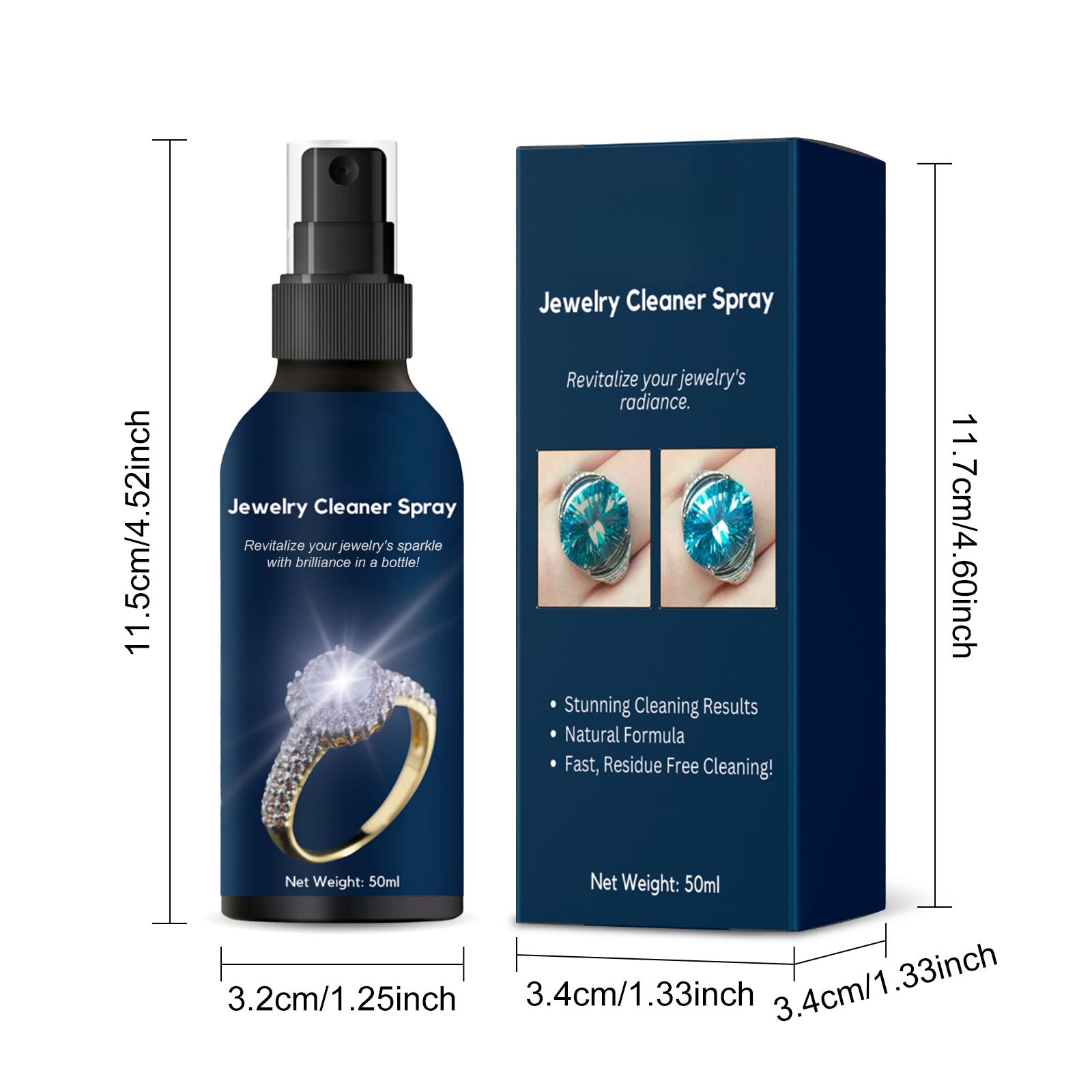 Jewelry Cleaner for Necklaces, Gold Jewelry, and Other Accessories - Removes Tarnish, Prevents Oxidation, and Maintains Cleanliness