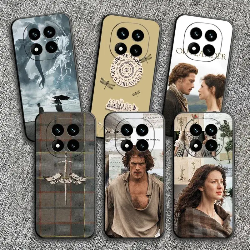 Outlander TV Claire Soft TPU Phone Case, Black Shockproof Mobile Phone Accessory with High Print Aesthetic Protection, Designed for iPhone 11-17 Pro Max/Plus & Samsung Galaxy S23-S25
