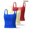 【Black Friday】Women's Solid Color Sleeveless Sports Tank Top, Casual Comfy Breathable Tight Vest for Yoga, Gym Workout and Running, Ladies All-Season Sportswear