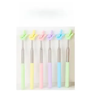 Telescopic Reading Pointer, Retractable Cute Teaching Baton for Classroom Home Use