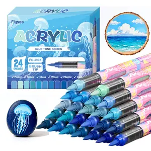 24/36/72/96 Color Direct Liquid Acrylic Markers, 10 Gradient Themes, Professional Art Tools, Perfect for Back-To-School, Ideal Gift