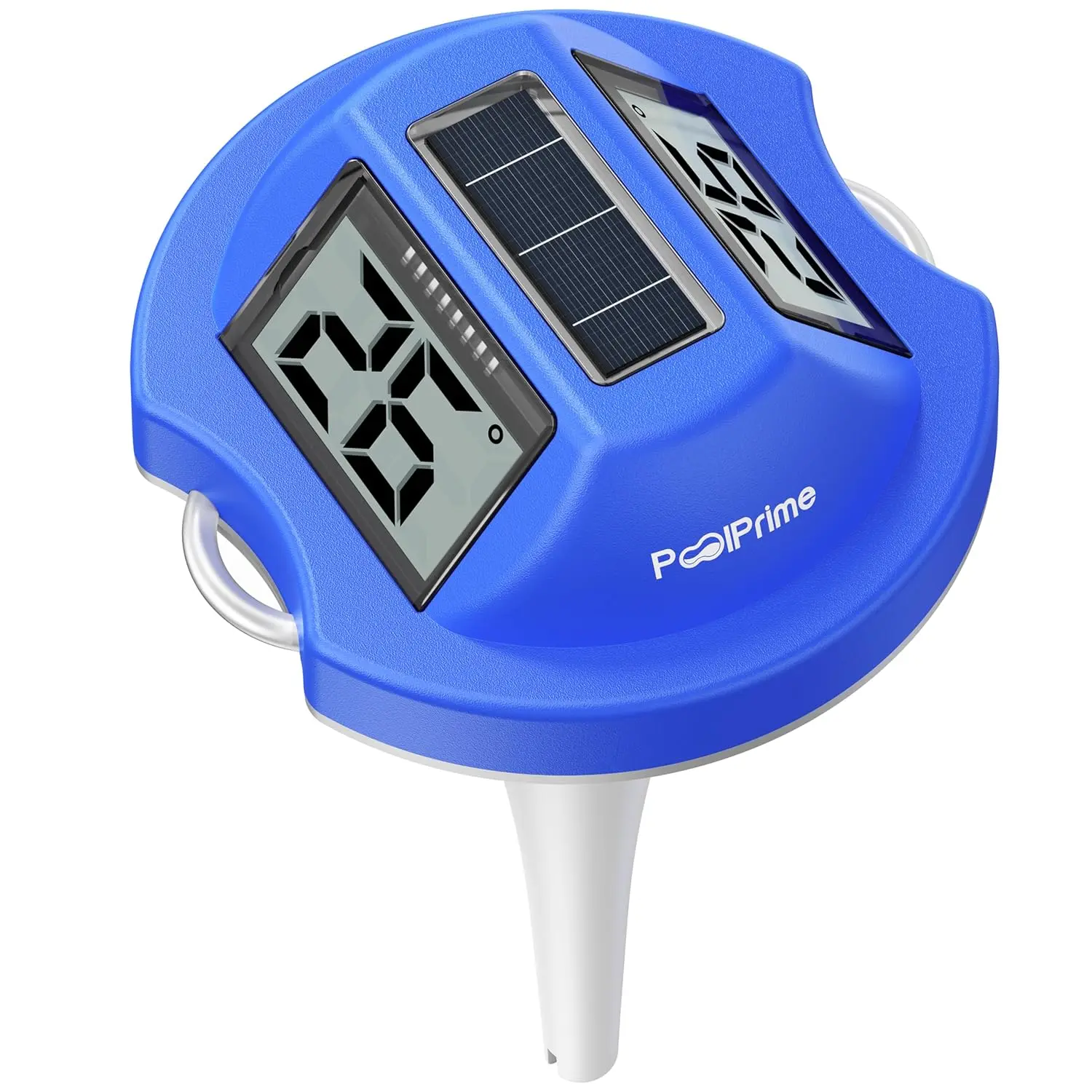 Pool Thermometer Floating with Dual-Sized Screens, Pool Temperature Thermometer Floating for SPA, Ponds (Darkblue)