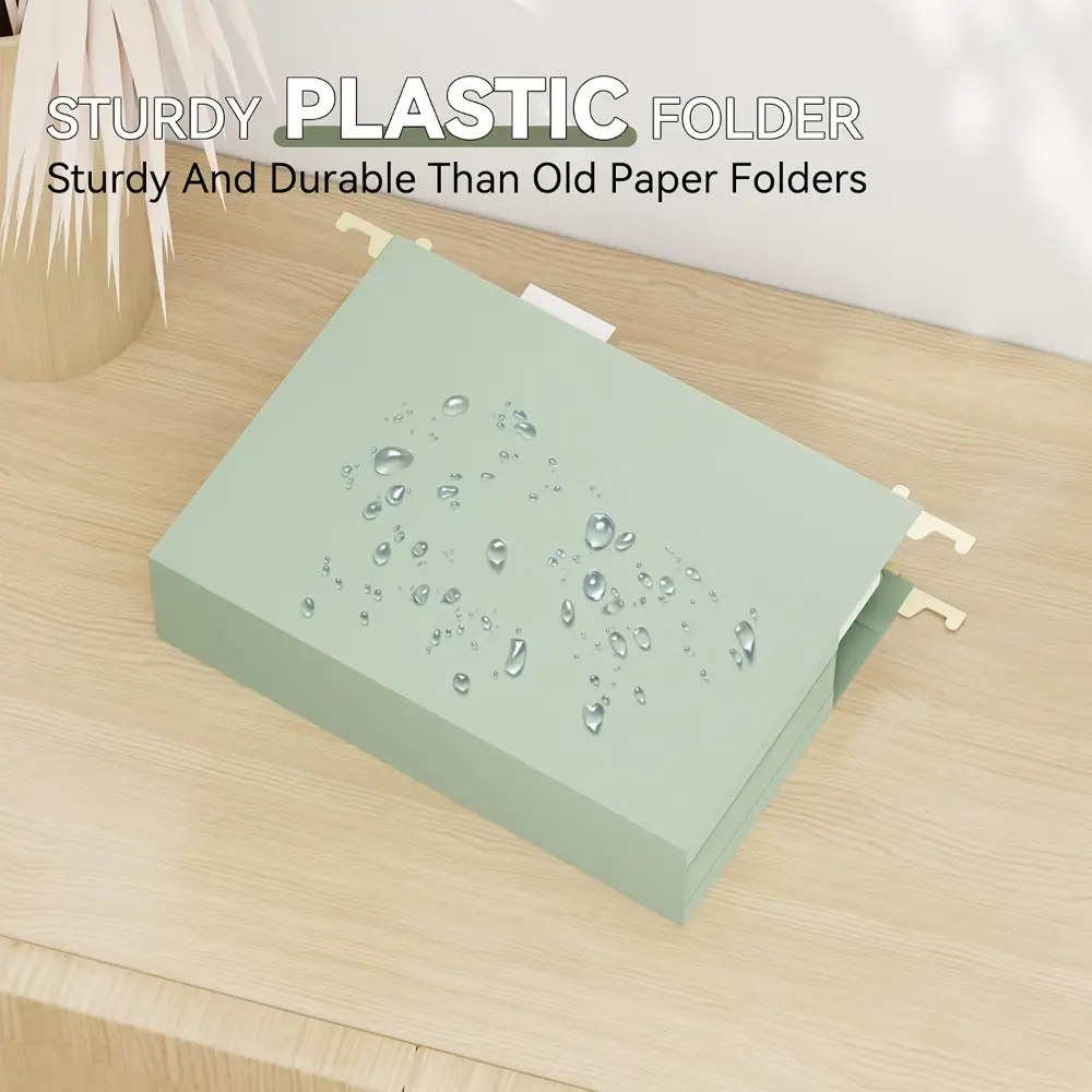Large Capacity Hanging File Folders, Heavy-Duty 2 Inch Expandable, Letter Size, Multi-Color, Filing Folders