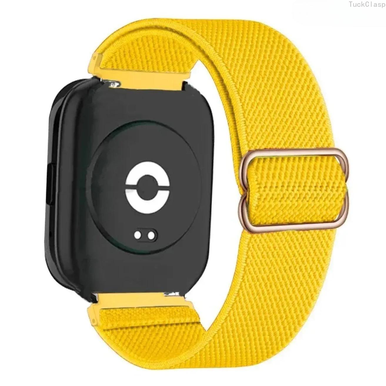 Nylon Elastic Smartwatch Strap, Adjustable Band for Redmi Watch 3 Active & Lite, Unisex Comfortable Replacement for Everyday & Spring Wear