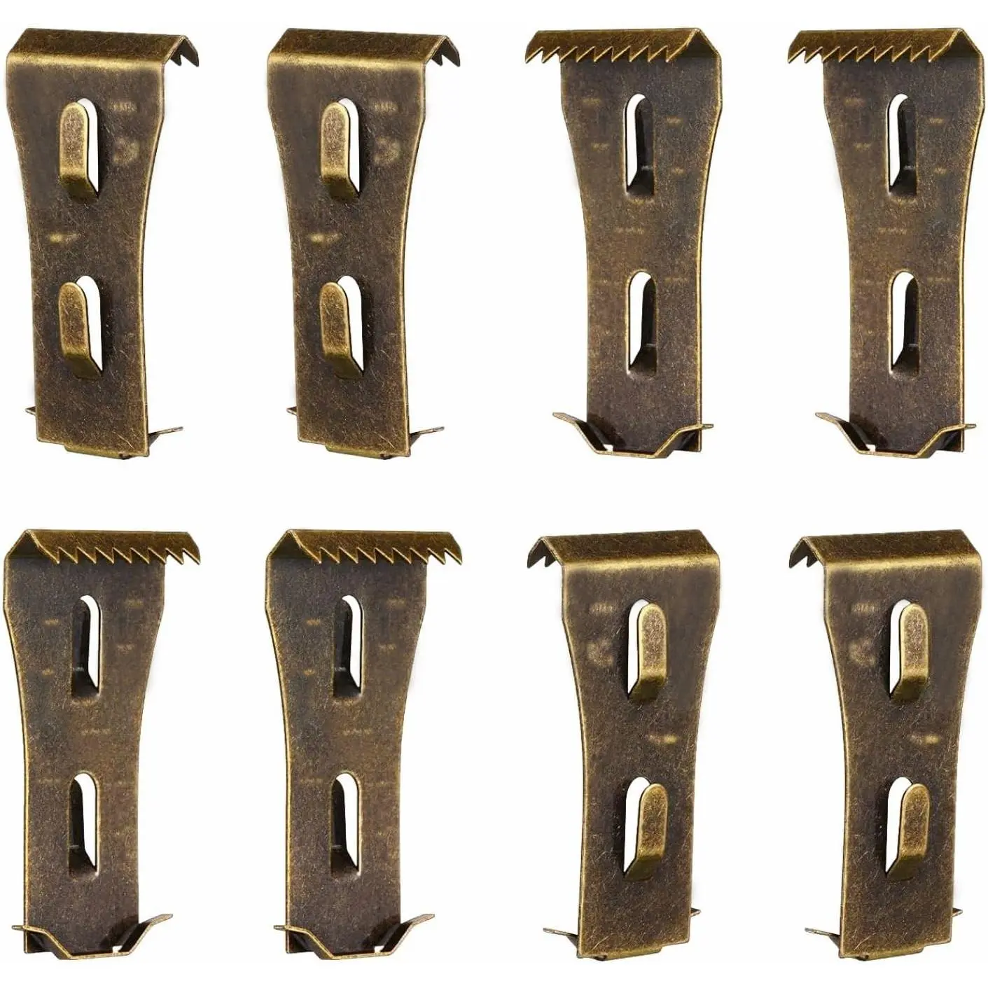 8 Pcs Heavy Metal Brick Wall Hangers for 2-1/4 to 2-3/8 Inch Bricks | Outdoor Hanging Hooks for Brick Wall Home DecorGift