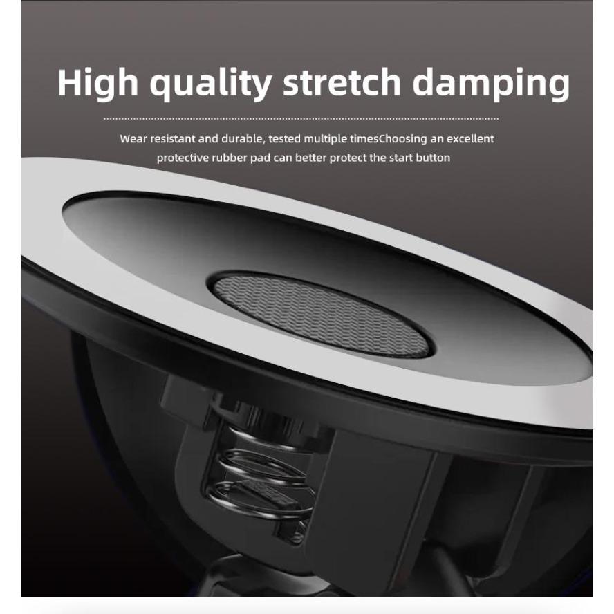 2026 New Heavy Duty Metal Push to Start Button Cover | Universal Car Interior Mod Accessory, Decorative Ignition Switch Cover