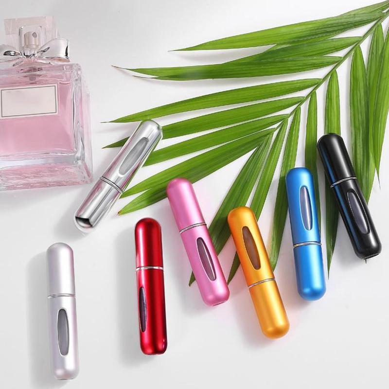 Portable Mini Perfume Atomizer Bottle, Atomizer Perfume Spray, Scent Pump Case, Refillable Travel (5ml, Random Color) Portable Mini Perfume Atomizer Bottle, Atomizer Perfume Spray, Scent Pump Case, Refillable Travel (5ml, Random Color)