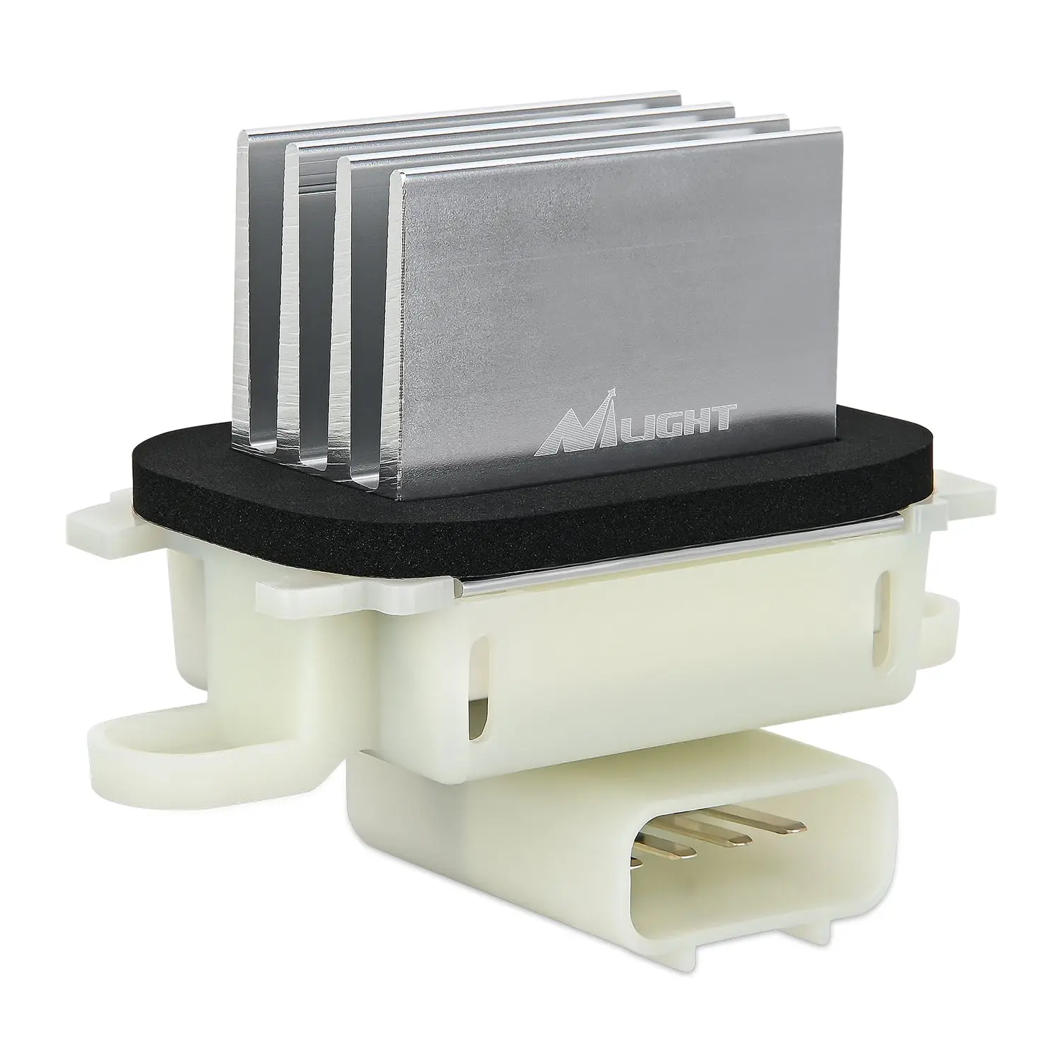 Nilight Dorman HVAC Blower Motor Resistor with ABS, Aging Resistance, Aluminium & Copper Cores - Fit for Ford F150 2009-2014, Ford Expedition, Lincoln Navigator Auto Temp Control 2009-2017, Replaces BL3Z-19E624-A YH-1829, Aluminum, Heat Resistance