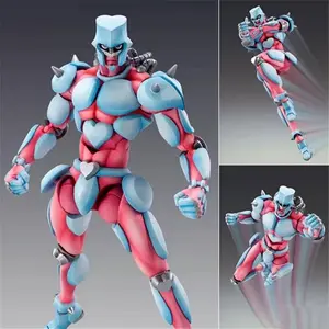 25cm Jojo'S Bizarre Adventure Crazy Diamond Series Action Figures Joint Mobility Pvc Model Toy Kit Desktop Collection Ornaments