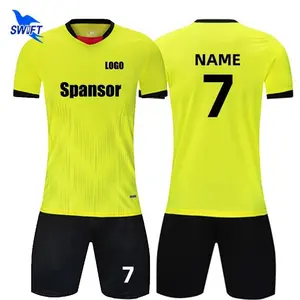 Customize Print Men Boy Short Sleeve Soccer Jerseys Set Children Football Clothes Kids Futsal Uniform Adult Sportswear Tracksuit