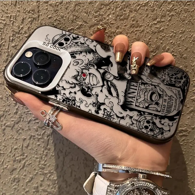 Oversized White Square Camera Ring “SO COOL” Four Corner Airbag Clear Edge Raised Integrated Lens Protective Cover for iPhone 17 16 15 14 13 12 11 Pro Max Air