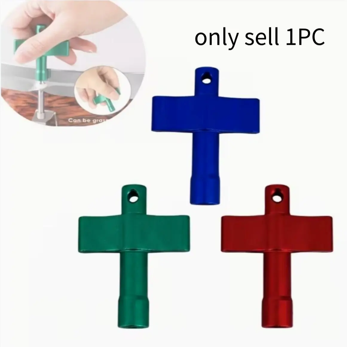 Portable Drum Tuning Key, Colorful Cross-Head Drum Adjuster, Compact Design, Fits Standard Drum Screw Holes, Ideal for Home & Stage Use