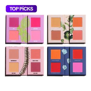 made by mitchell mini blush book, pressed blush palette, long lasting blush for daily makeup, natural lightweight blush, soft color shadow, suitable for all skins, blusher highlighter, makeup products, matte and shimmery finishes, cosmetic, compact