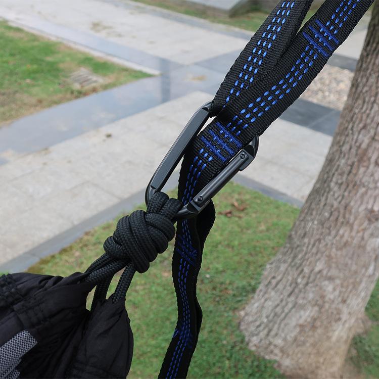 Outdoor Hammock with Mosquito Net Single Double Parachute Cloth Mosquito Hammock Air Tent