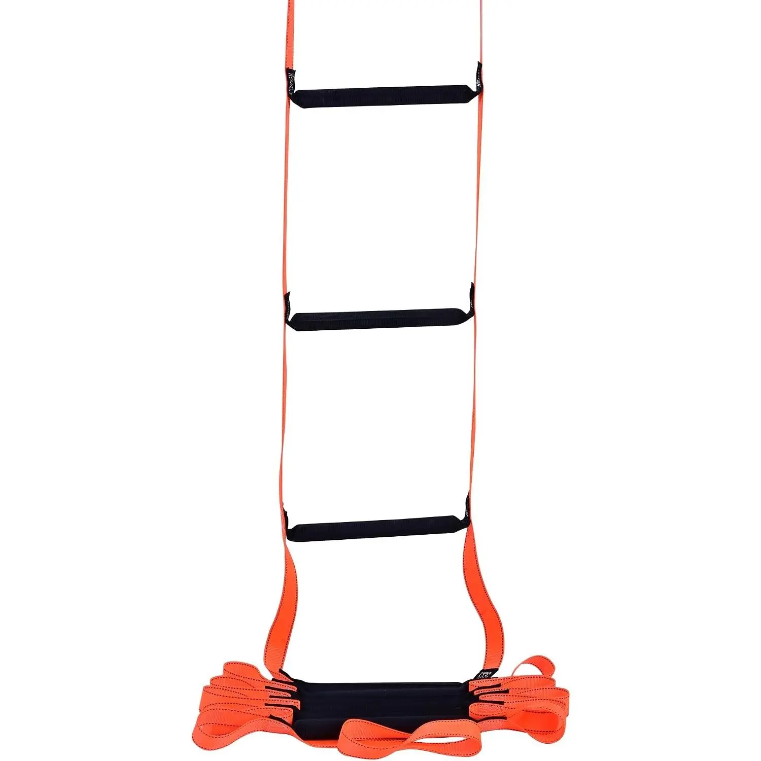 26 Feet Quick Deploy Fire Escape Rope Ladder, Reusable Portable Safety Ladder for 2 Story Homes Window Balcony Tree House