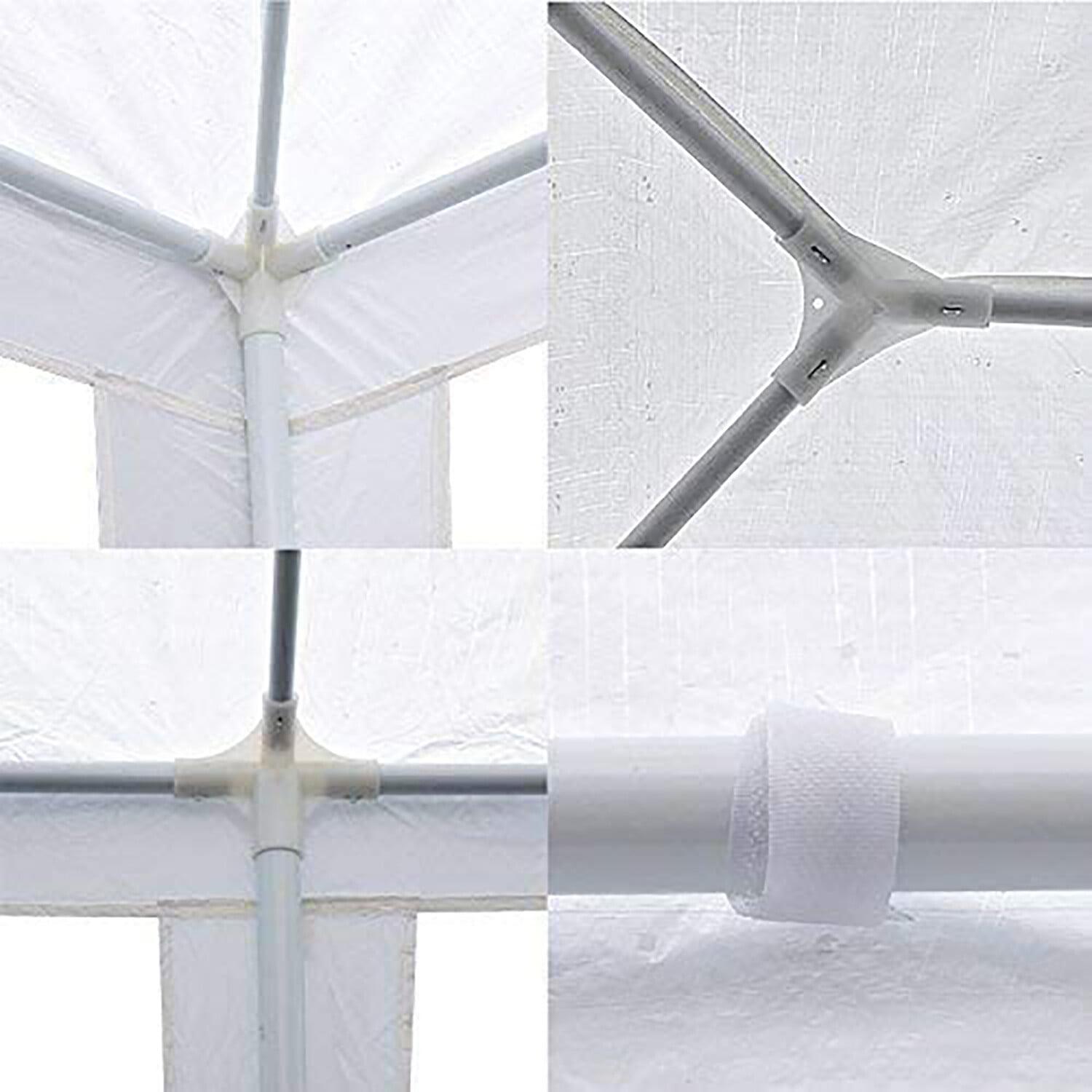 ZENY 10' x 10' Wedding Party Tent Gazebo Canopy with 4 Removable Walls UV Protection for Outdoor Events