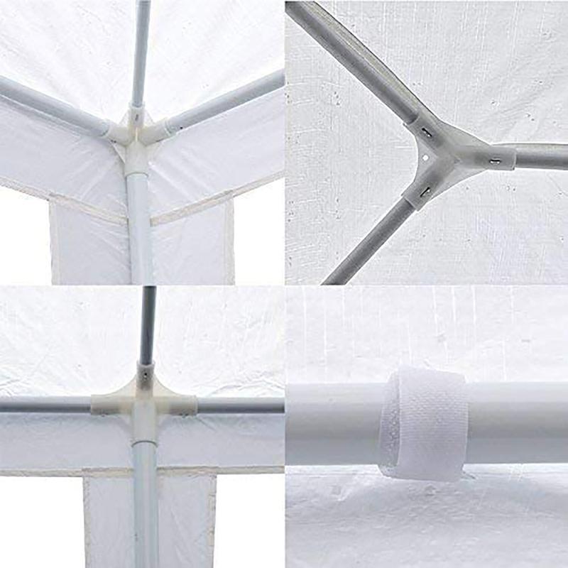 ZENY 10' x 10' Wedding Party Tent Gazebo Canopy with 4 Removable Walls UV Protection for Outdoor Events