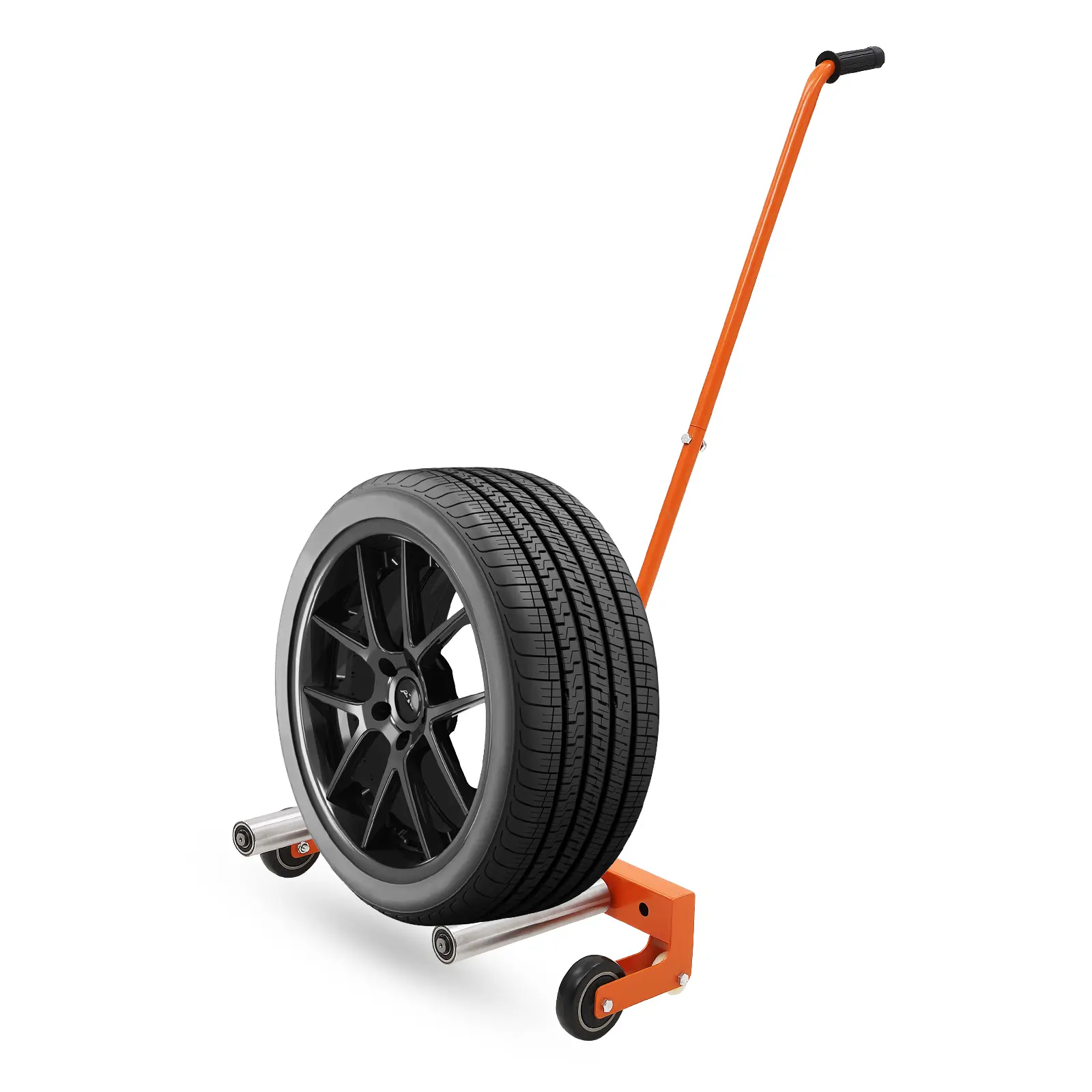 Tire Dolly Heavy Duty, Adjustable Rolling Tire Wheel Dolly with 360° Rotatable Wheels & 350 Lbs Capacity, Tires Dolly for Changing Tires, Tire Lifting Tool for Workshop, Auto Repair Shops, Garage