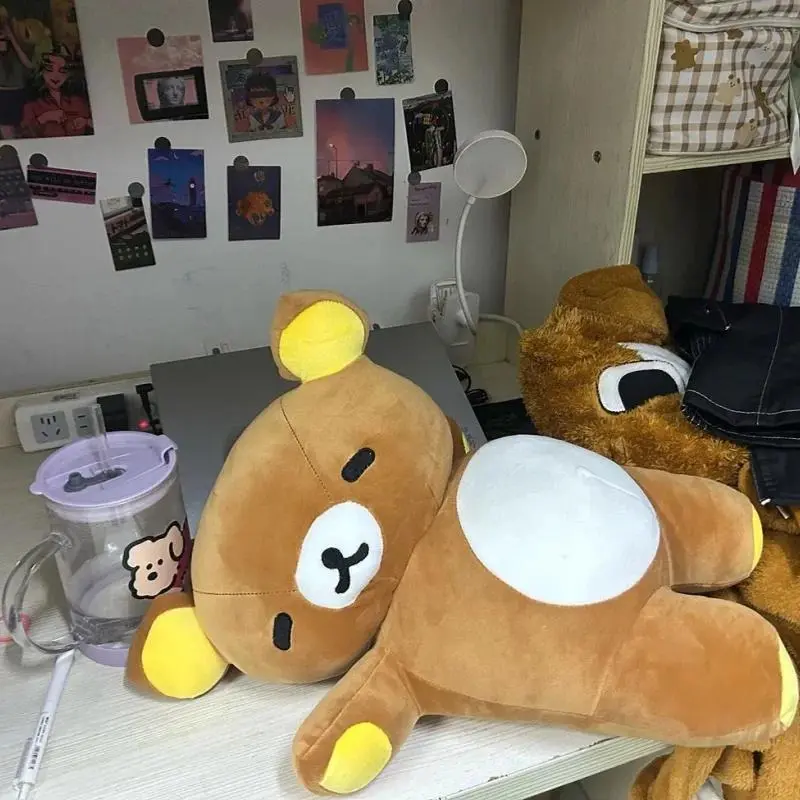 Rilakkuma Extra Soft Oversized Plush Toy Pillow Cute Body Sofa Cushion Sleep Companion For Lazy Leisure Cute Stuffed Doll Gift