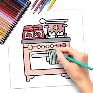 Cozy Girl Coloring Book: Bold and Easy Hygge Inspired Designs for Adults and Teens. Simple, Cute Illustrations with Thick Lines (Cozy Girl Series)