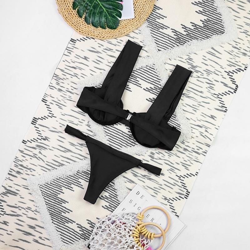New three-piece bikini set, sexy two-piece women's swimwear, dedicated to bold, beautiful, and unstoppable beach beauties