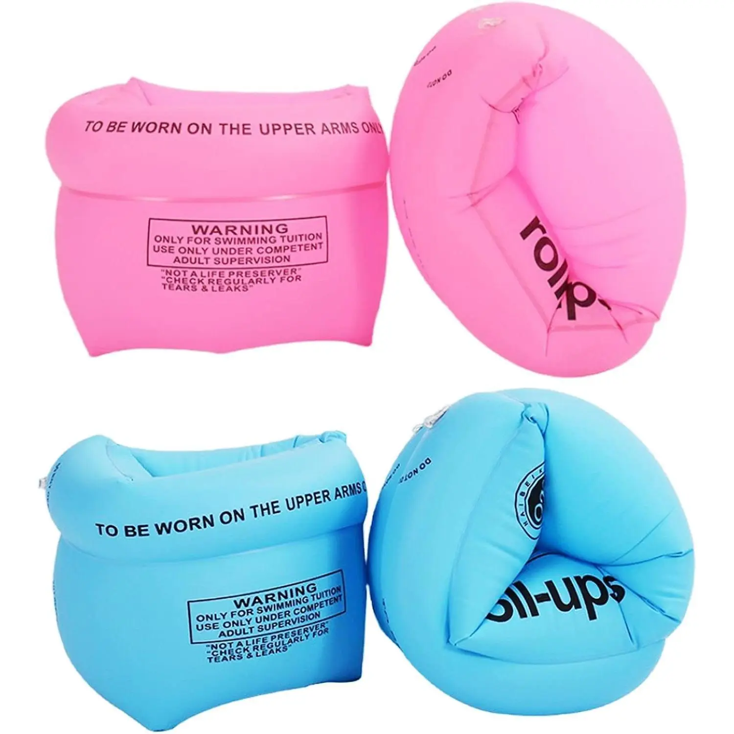 2-4 Pack Arm Floaties for Kids and Adults - Pool Floats Arm Bands Inflatable Swim Rings PVC Arm Floater for Toddlers Kids 3-5-6-12 Years
