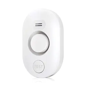 Smart Water Leak Detector Sensor Alarm, Home Water Flooding Monitor, Adjustable Sink Overflow Wet Moisture Alert, Pipe Leakage Drip Detection Warning for Basement Floor