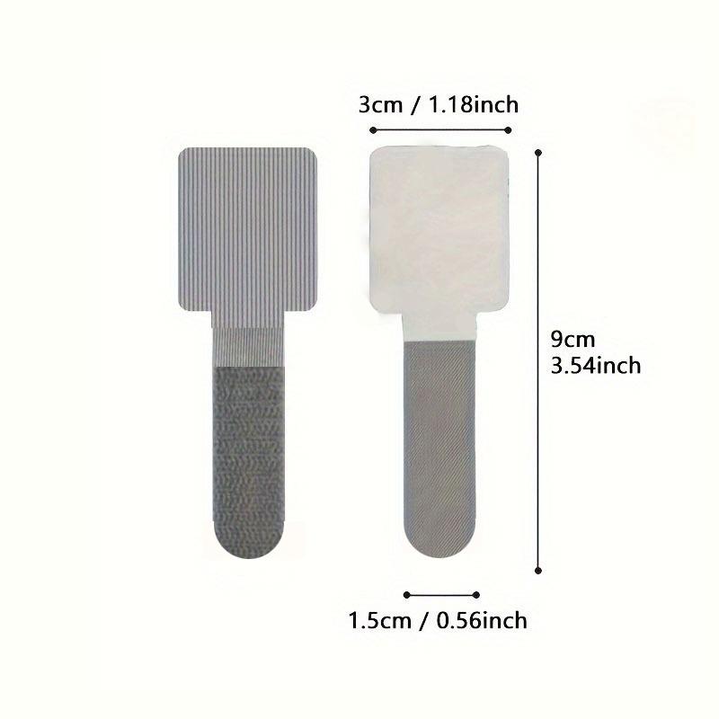 Self Adhesive Reusable Hook Loop Cable Tie Straps, 10/20/30pcs-Adjustable / Cord Organizer Bands for Desk Home Office Cables Management