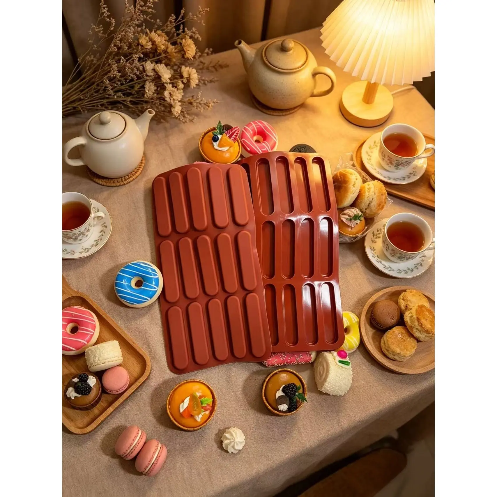 1-Piece/2-Piece Sets of Colorful and Unique Cake Molds, Baking Molds, Silicone Molds, Cake Molds, Chocolate Molds, Silicone Cake Molds, Plaster Molds, Lollipop Molds, Finger-Shaped Cookie Molds, Chocolate Cookie Molds, Resin Molds, Handmade Soap Molds, an
