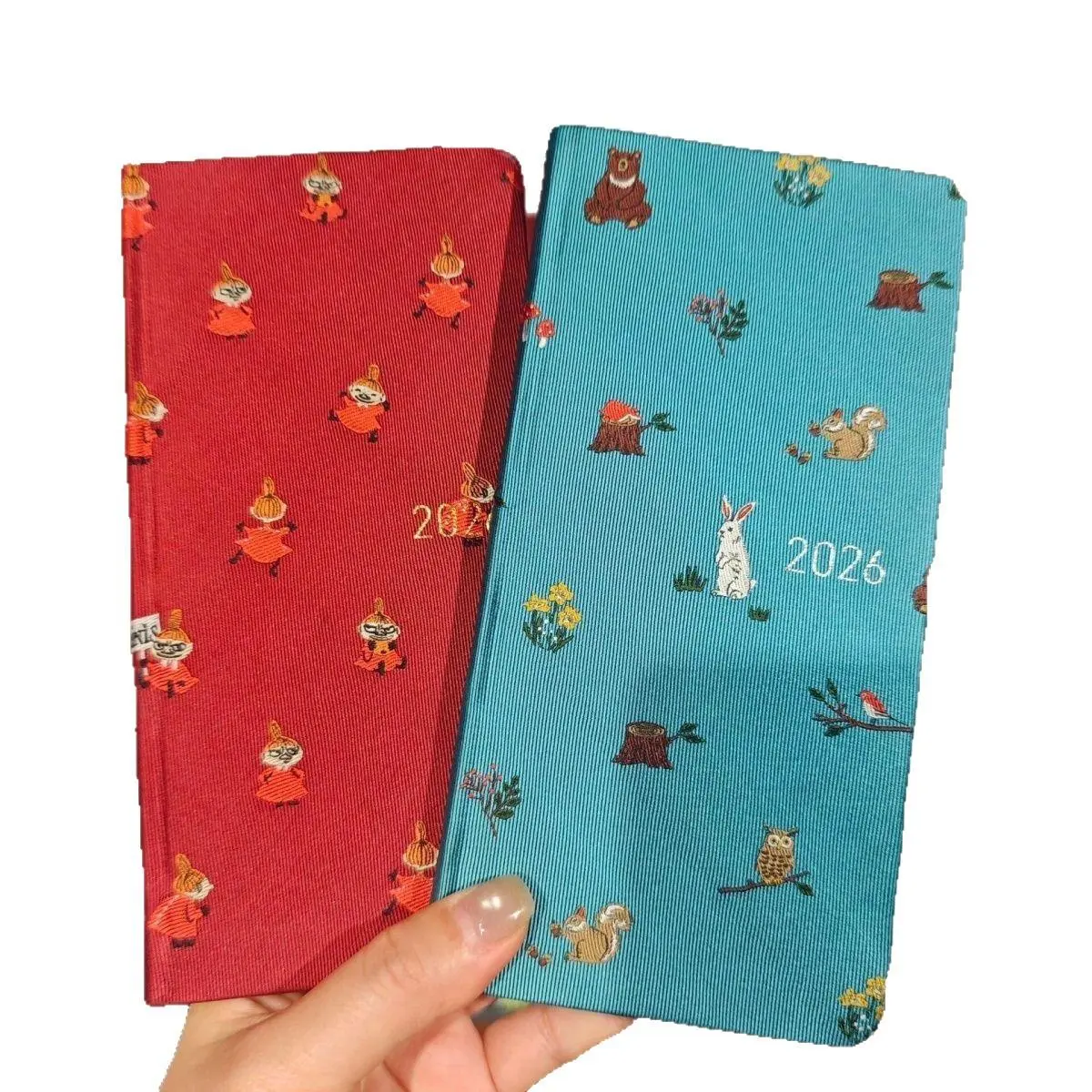 Japanese Style Rum Forest Cloth Cover Notebook - Vintage Retro Aesthetic Pocket-Size Journal, Fabric-Covered Daily Diary Notepad, Portable Mini Stationery for Students, Ideal for Journaling & Notebook for Journaling Use, Classic