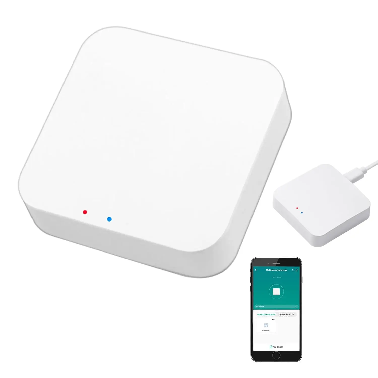 Multi-Mode Gateway: ZigBee 3.0 &  & Mesh Hub, App Remote Control, Intelligent Bridge    Gateway Voice Control via Alexa/  (ONLY Support Tuya  Devices)