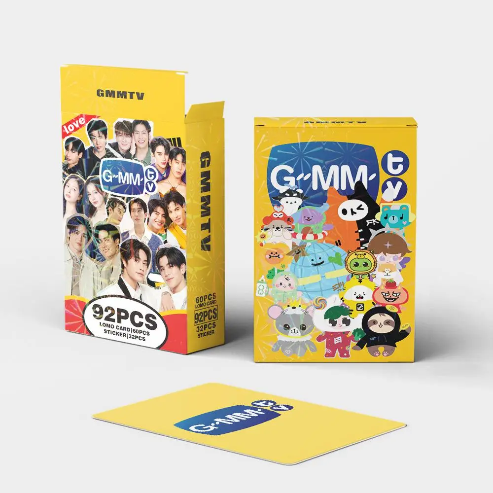 92-Pcs GMMTV Series Laser Print Paper Cards Set - OffGun, EarthMix, JoongDunk HD Photocards, Stickers, Collecting Fans Gift (Toys & Hobbies, DIY Scrapbooking & Stamping)