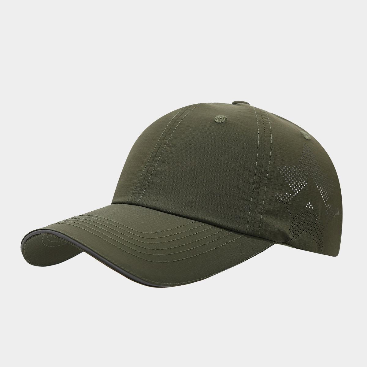 Sports quick-drying baseball cap Summer light and thin outdoor running reflective breathable sunscreen cap