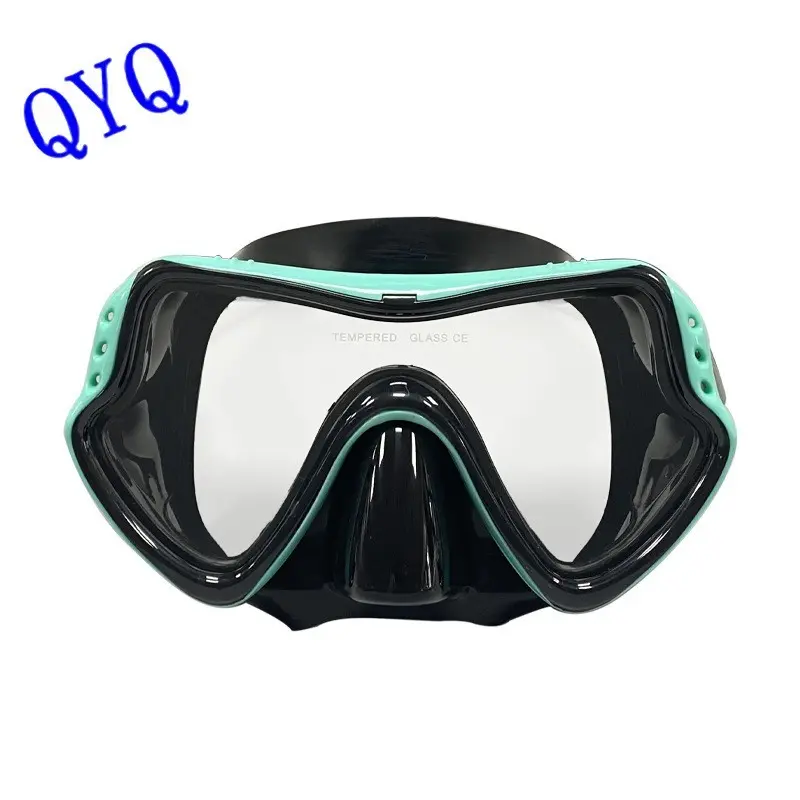New Large Frame Silicone Dive Mask, Frog Mask Snorkel Gear, Adult Unisex Scuba Goggles, Comfortable Nose Guard, Ideal for Swimming & Diving