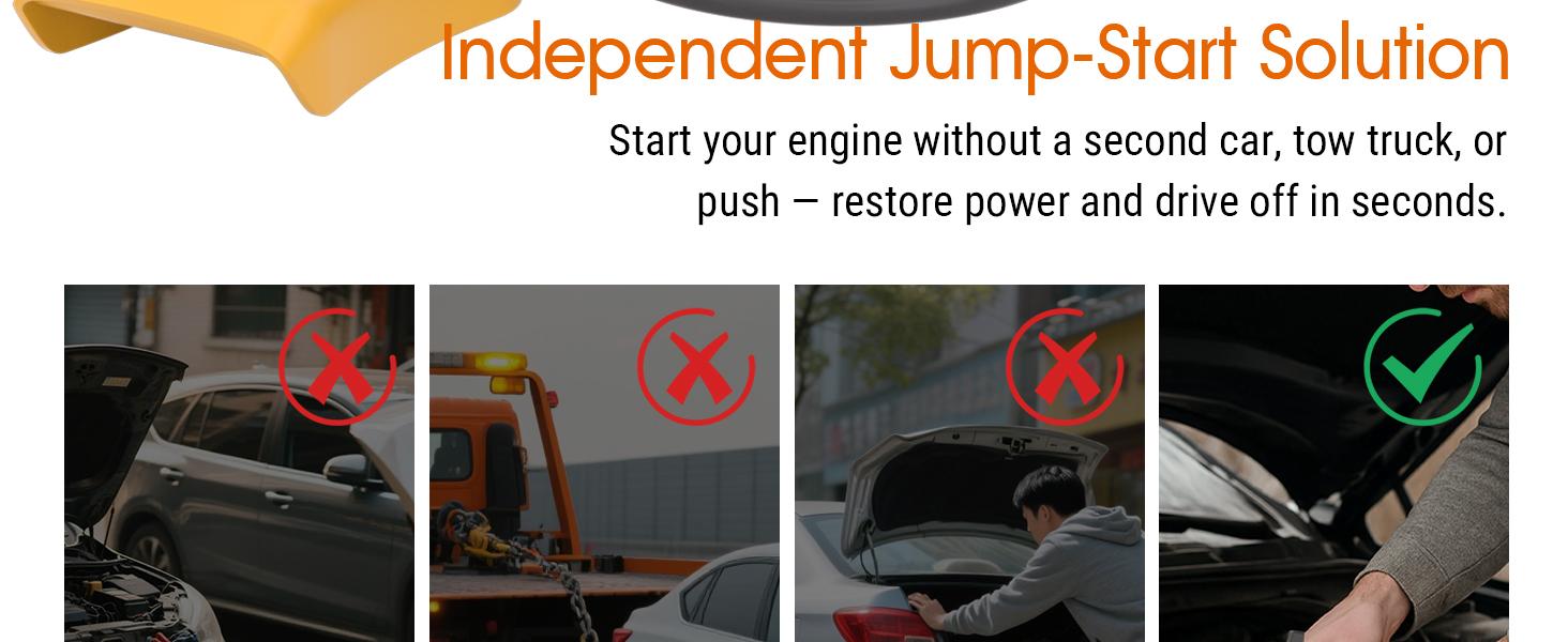 8AWG 2FT Silicone Jumper Cables for Car, Heavy-Duty Jump Starter Adapter Compatible with DE.Walt 20V Batteries, Alligator Clips for Jump Starting Vehicle or Tool Batteries