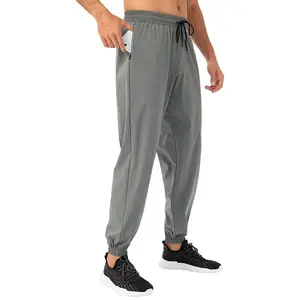 Men’s Quick Dry Jogger Pants, Zipper Pocket Lightweight Athletic Track Pants
