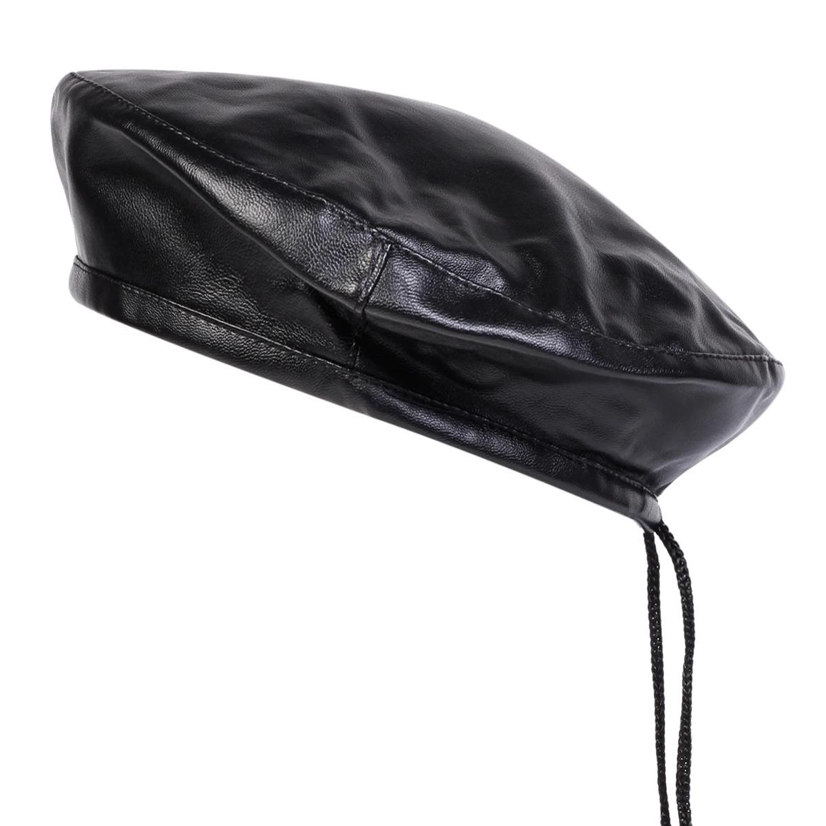 Unisex Solid Color Beret Hat Men and Women Painters Hats Autumn and Winter Warm Berets Flat Caps