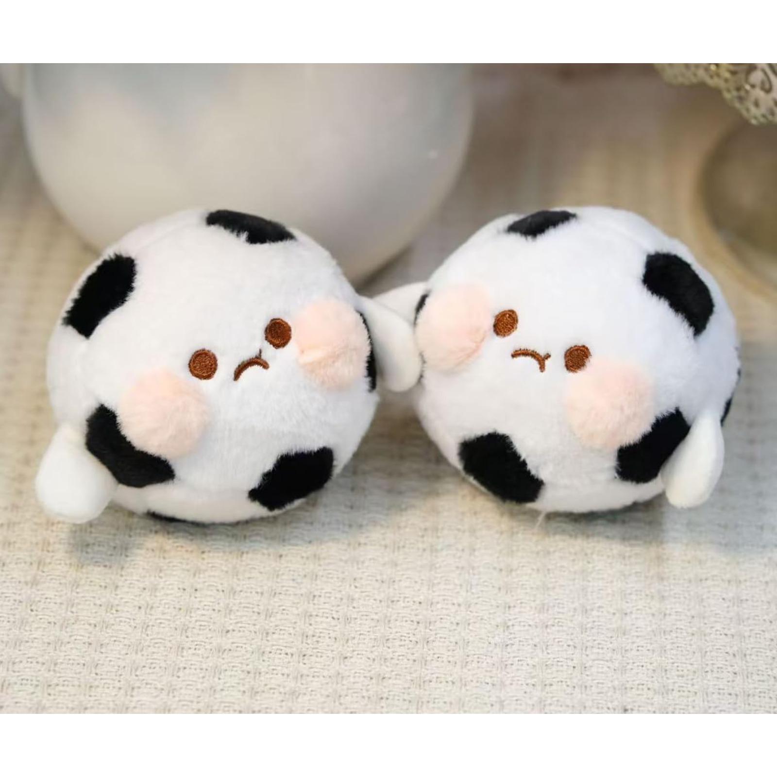 Soft Plush Ball Keychain Set – Cute Stuffed Keyring for Backpack, Squishy Toy Gift for Soccer Basketball Tennis Golf Rugby Billiards Baseball Lovers & Players