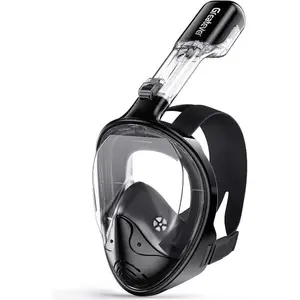 Full Face Snorkel Mask, Snorkeling Gear for Adults with Latest Dry Top Breathing System and Detachable Camera Mount, Foldable Snorkel Mask Adult, Snorkels Anti-Fog & Anti-Leak