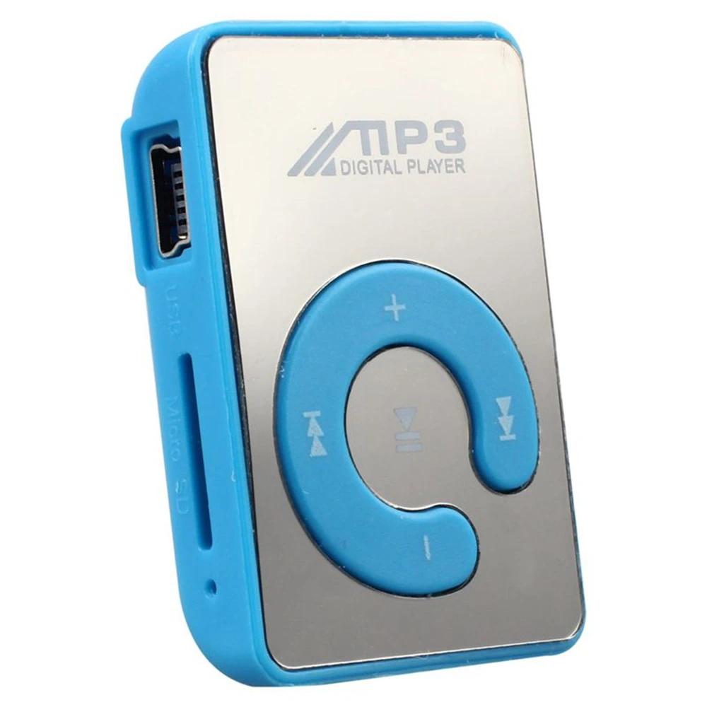 C Key Portable HiFi Mini Clip USB MP3 Player Walkman Music Support Micro TF Card Expandable Up To 16GB Outdoor Sports Walkman
