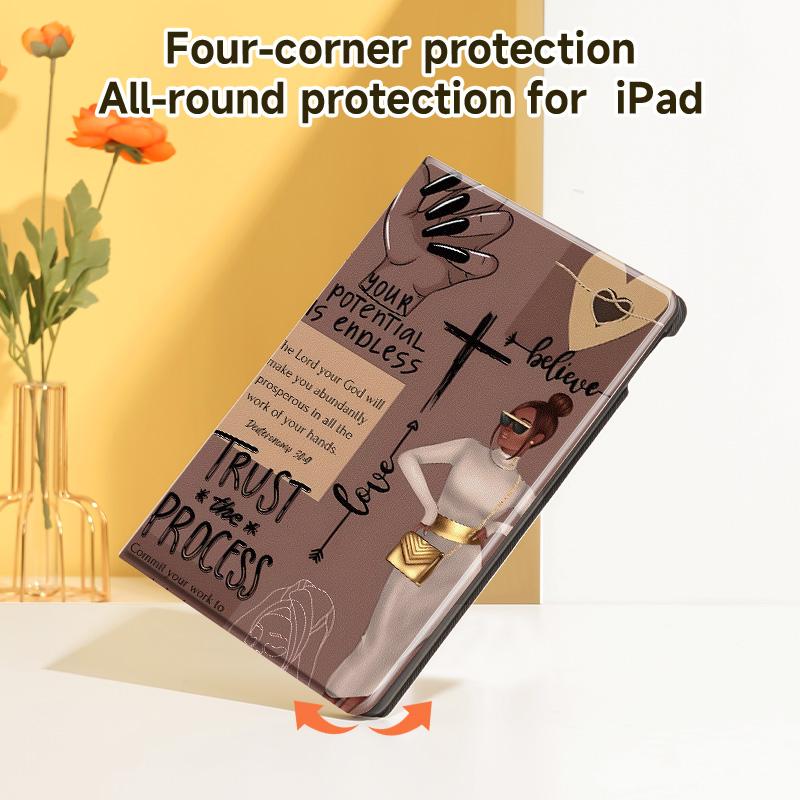 Fashionable Tablet Case, Tablet Casing, Full Body Shockproof Tablet Protective Cover, Stylish Tablet Protector Compatible with iPad Mini 4/5/6, iPad 5/6/7/8/9/10th