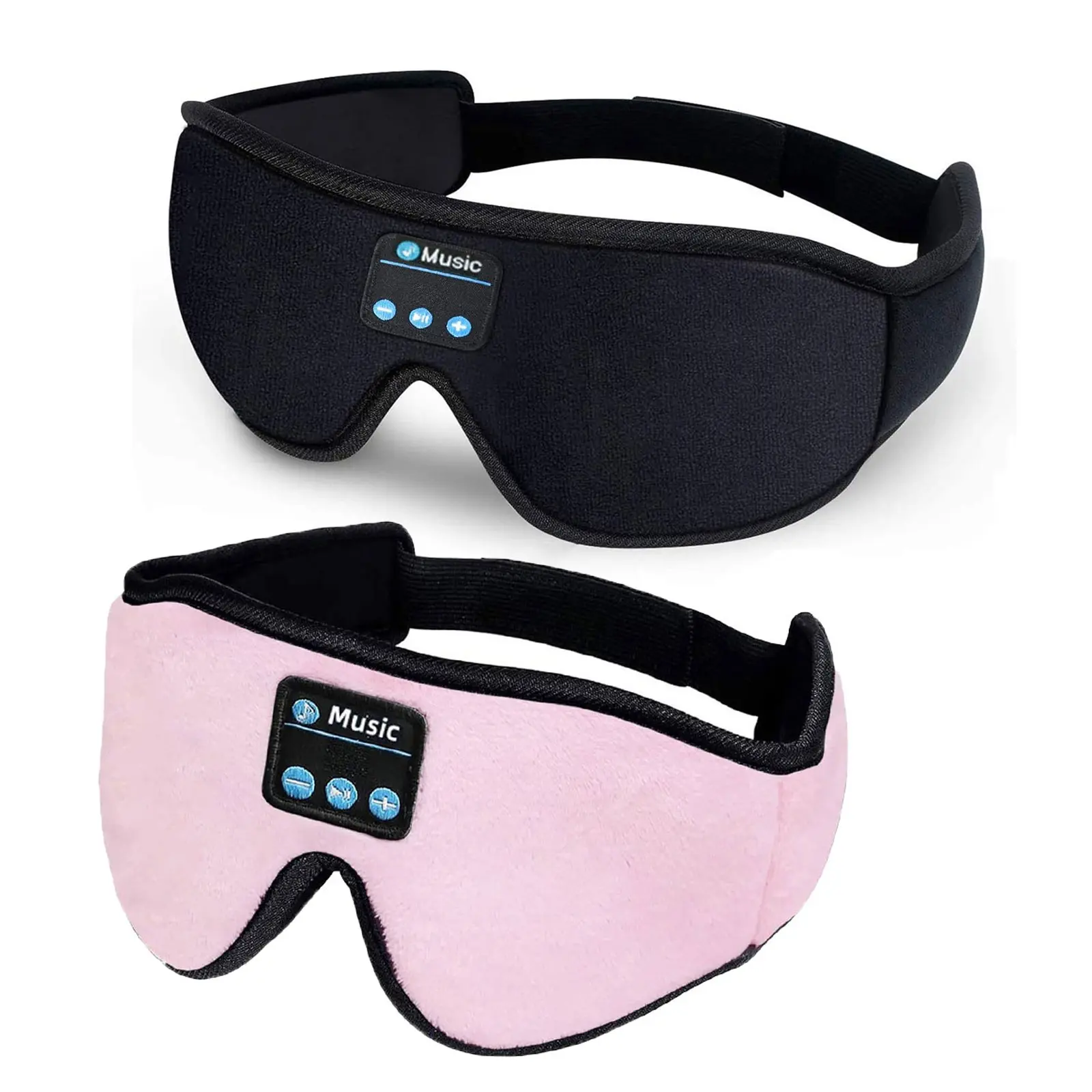Wireless 3D Sleep Mask Headphones, Lightweight and Thin, HD Stereo Sound, Ideal for Sleep, Travel, Yoga & Meditation, Unisex