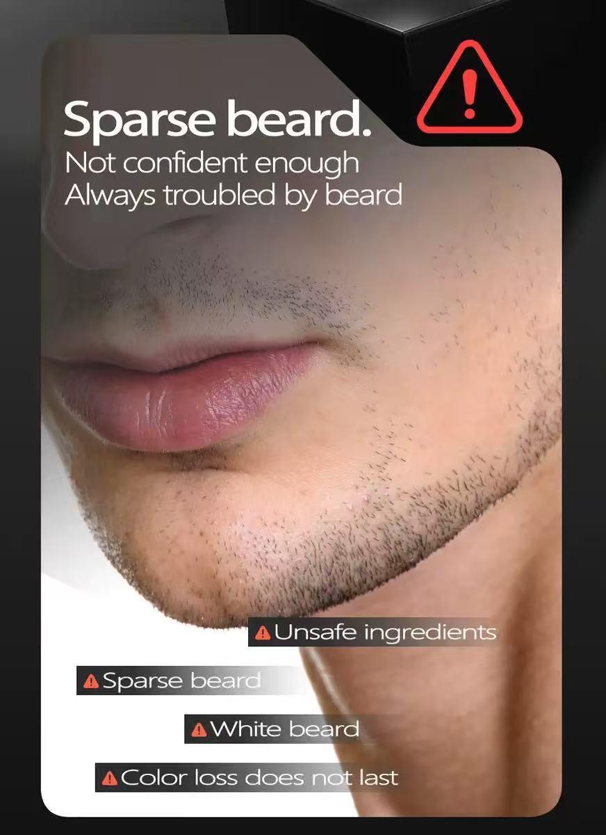 Beard Dye Stick for Men – Fast Touch-Up, Mess-Free, Easy to Apply Hair & Beard Color with Moisturizing Formula| Extra Strength Men’s Cream for Neuropathy Relief & Skin Care