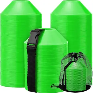 100 count Mini Soccer Cones for  Drills 5 Inch Agility Disc Cones with Accessories for  Football