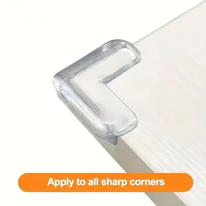 Safety Transparent Corner Protectors, High-Strength Adhesive, Ideal for Tables, Furniture, Glass, Cabinets, Perfect Christmas Gift