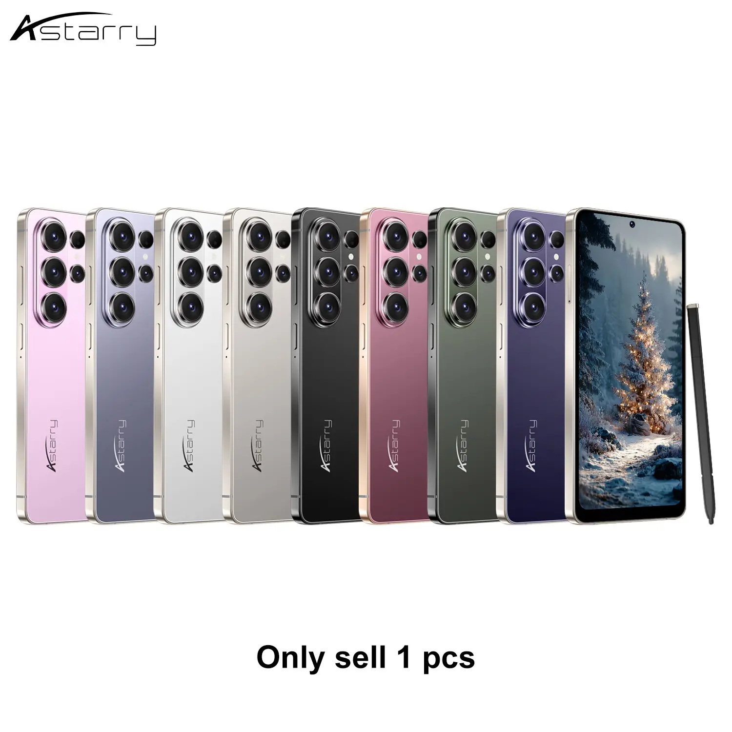 Astarry Dual Sim 26 Ultra Smartphone, 6.75-Inch Display, 3gb+32GB RAM, Android 12.0, 4100mah Battery, Hidden Stylus, Ideal for Entertainment