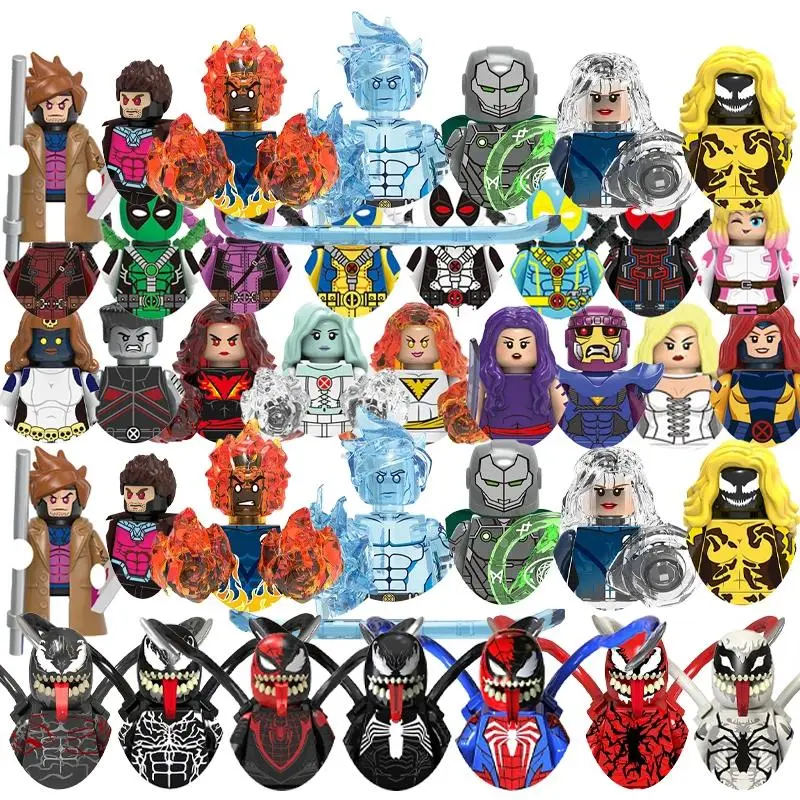 Legends Toys Bricks XH1422-1429 ICE Man Deadpool TV1017-1024 For Gifts Building Blocks Mini Action Figures Toys Children