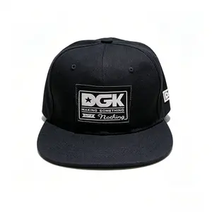 2026 DGK Black Hat Hip-Hop Cap Trendy Brand Flat Brim Duckbill Cap Baseball Cap Street Dance Hat Good Quality Fabric Birthday Gift
