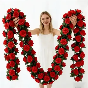 2026 New Arrival 2-Pack Rose Vines, Decorative Ornament, Spring & Valentine’s Day Special, Perfect for Party Decoration Supplies, Home, Wedding, Valentine’s Day Arch Decor, Wedding DIY, Home Decor Ornaments holiday indoor Gothic Sleep Token Christmas