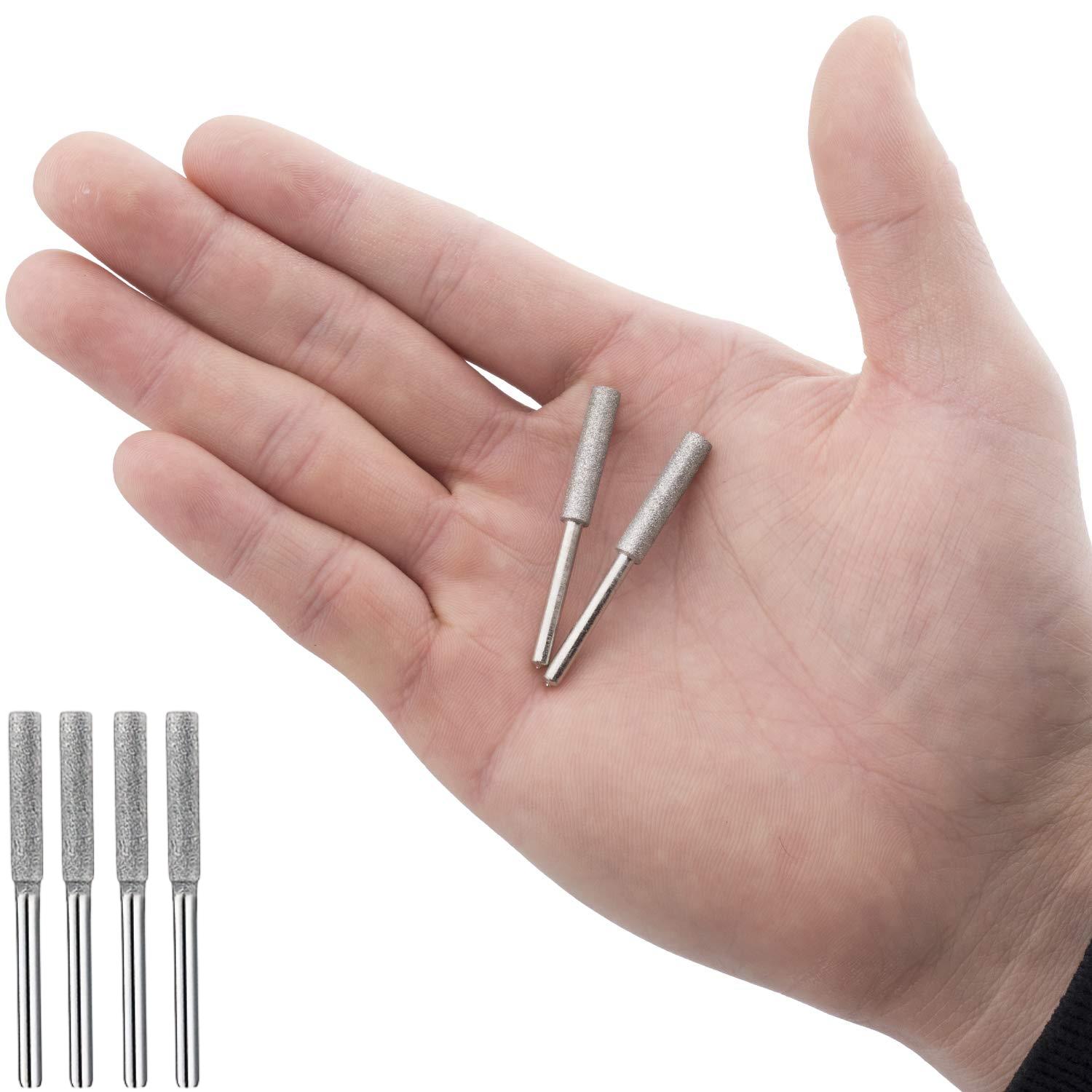 Diamond Chainsaw Sharpening Kit with Titanium-Coated Synthetic Jade Grinding Wheel - Heavy-Duty Metal Rotary Tool File, suitable for chainsaws, glass, and metal - No power required, professional use - Perfect gift for Christmas and New Year.